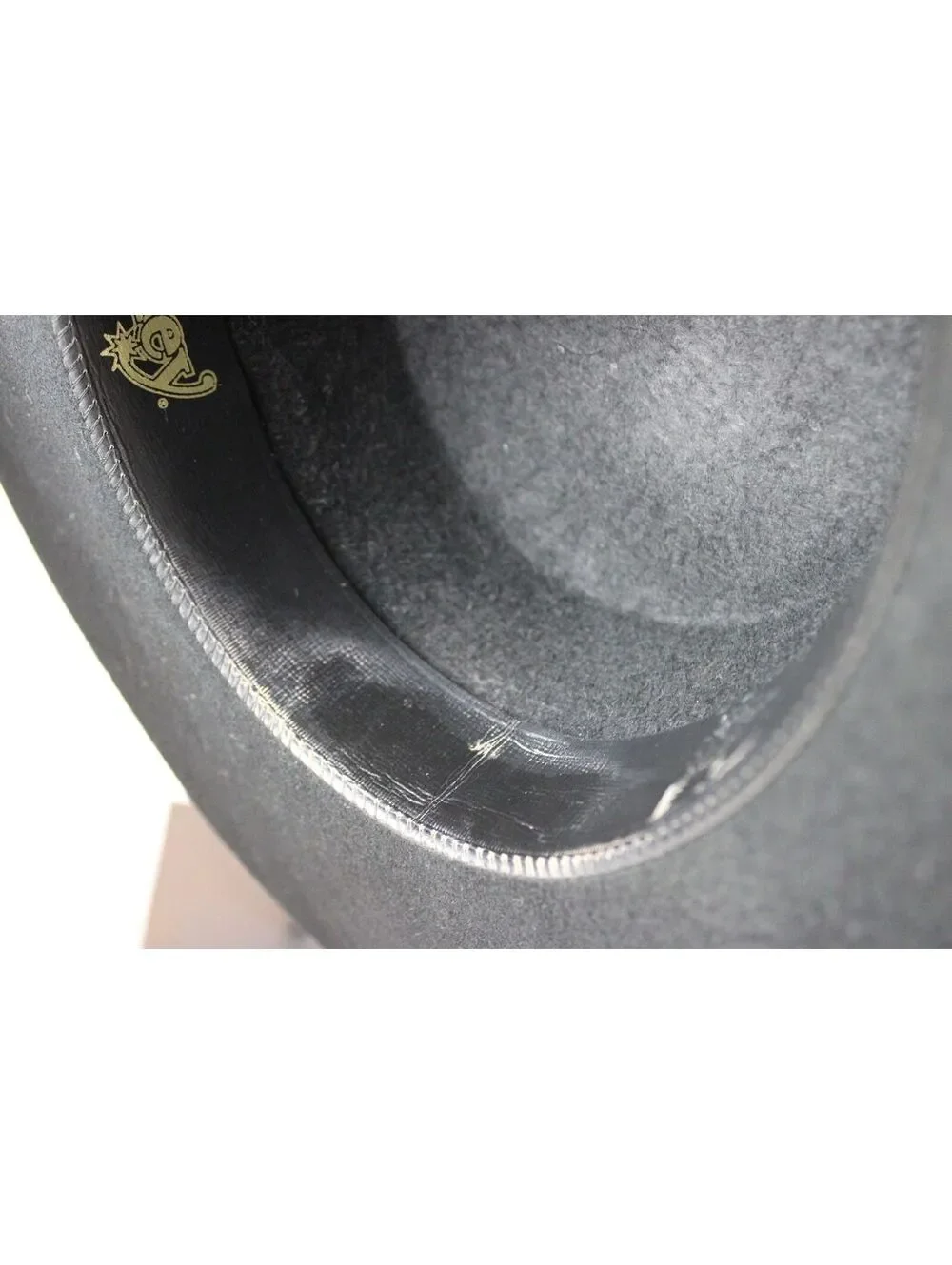 Vintage Bailey El Paso Black Wool Hat - Made in USA Size Small Women's